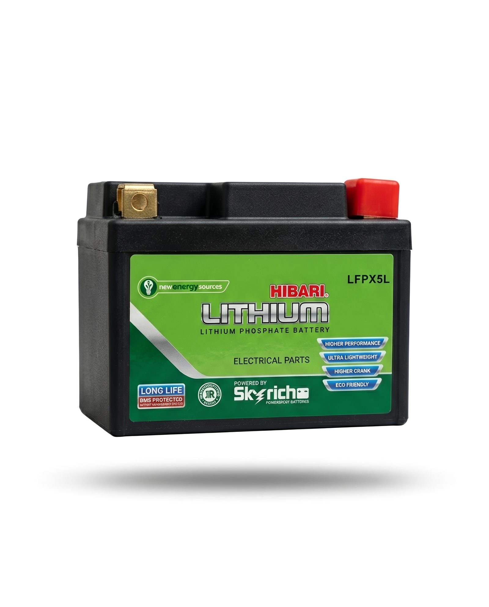 BATERIA LITIO YTX4L-BS/YTX5 HIBARI - Imagen 2